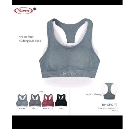 Bh sport bra premium Sorex 2187 Wanita Remaja Olahraga Senam Jogging