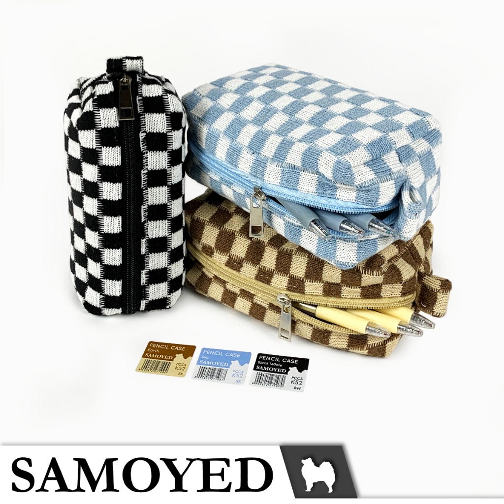 

H7Y Tempat / Kotak Pensil / Alat Tulis / Kosmetik / Dompet / Tas Kain Rajut / Stationery / Pencil /