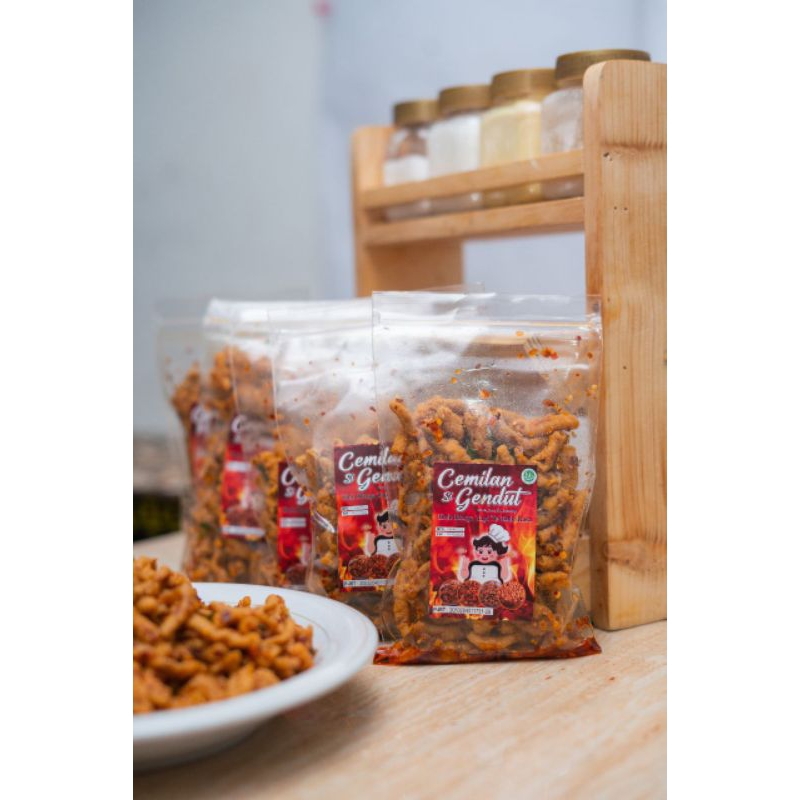 

Usus pedas crispy / Cemilan Si Gendut / Seblak usus crispy pedas