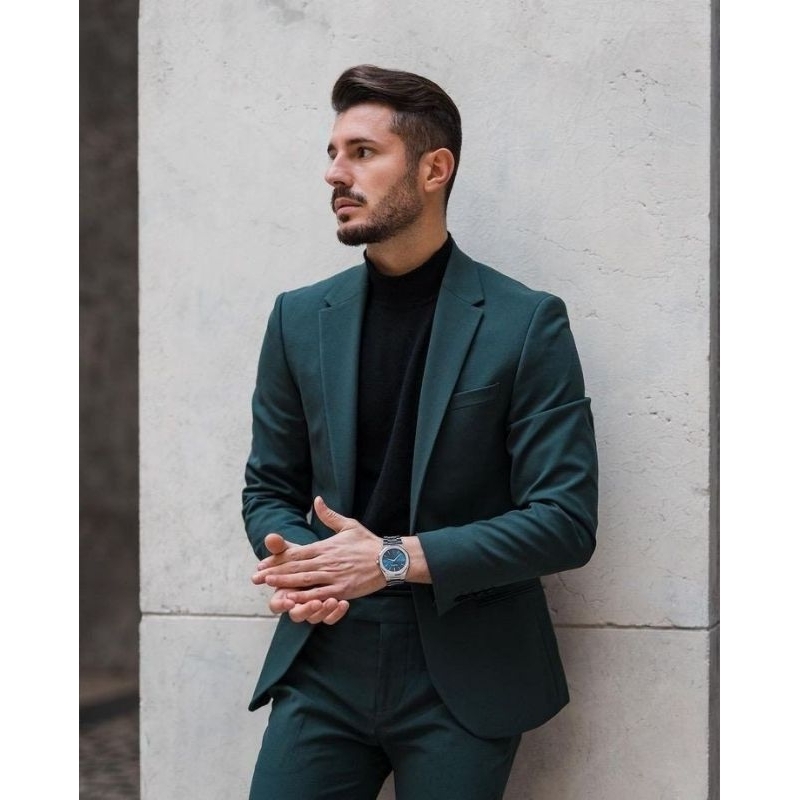 Jas formal pria/Blazer formal pria/Jas Blazer formal pria/Jas Blazer wedding saku tutup