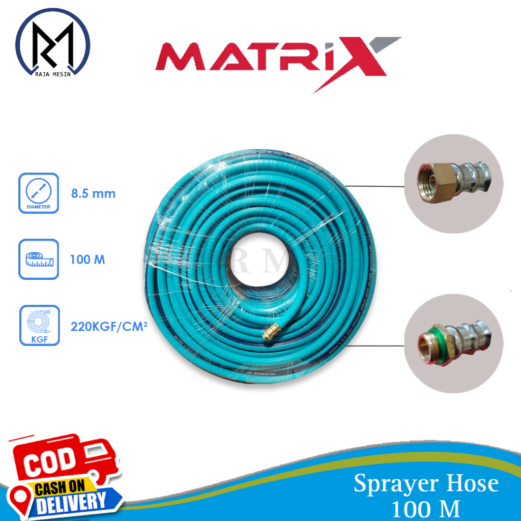 Selang Kompresor Udara / High Pressure Spray Hose 8.5mm 100 Meter Sumura/High Pressure Spray Hose 8.