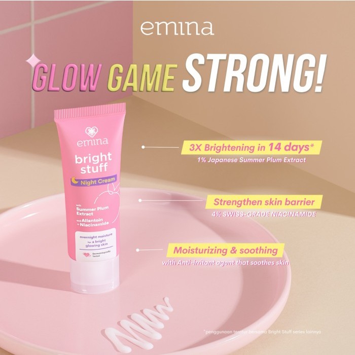 Emina Bright Stuff Night Cream 20g