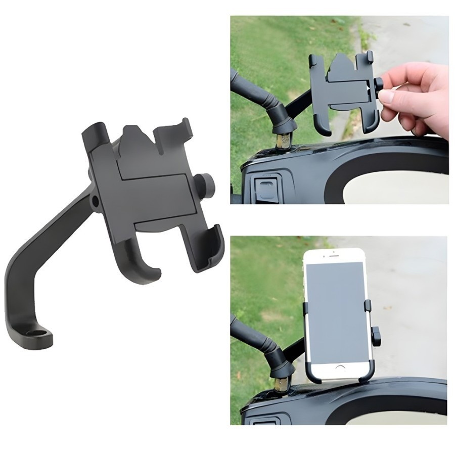 Holder Spion Besi Motor MH 203 Phone Holder Kaca Spion