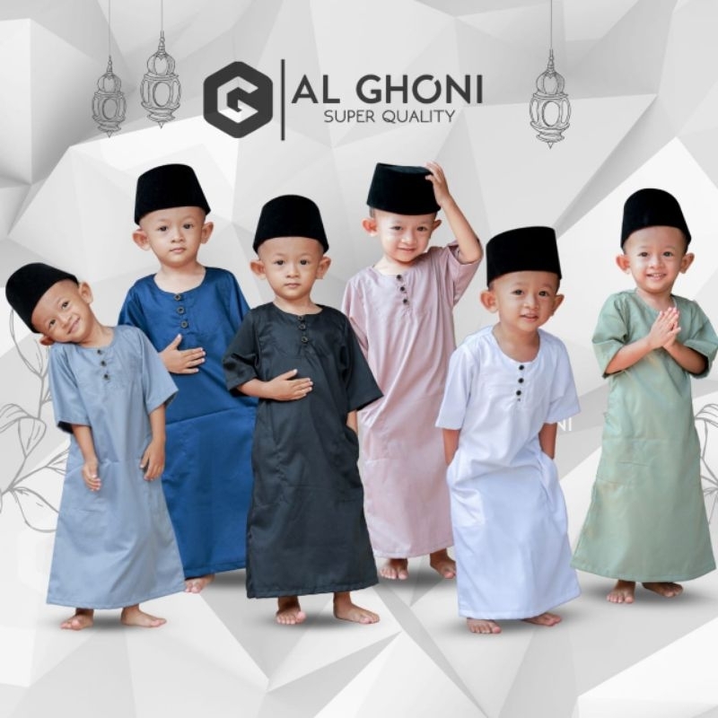 jubah balita anak laki-laki 1-4 tahun toyobo import