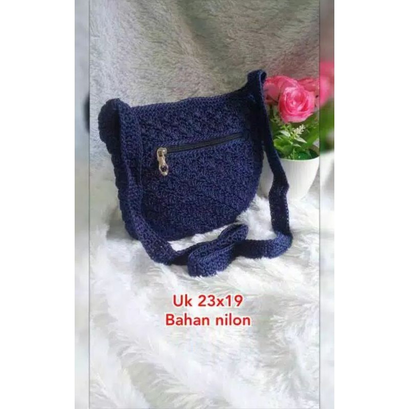 tas selempang/tas rajut/tas wanita/ tas selempang rajut wanita / tas cantik rajut