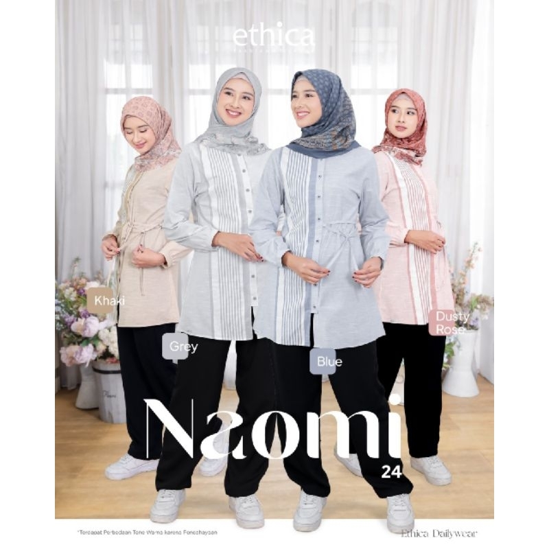 NAOMI 24/ATASAN TERBARU/TUNIK BY ETHICA