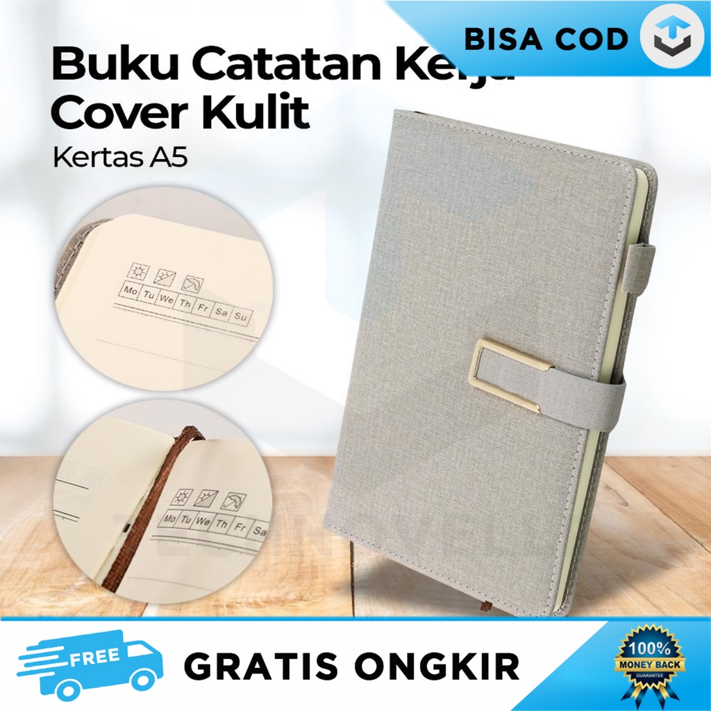 

BUKU AGENDA CATATAN KERJA MINI BINDER NOTEBOOK PERLENGKAPAN TULIS