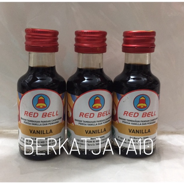 

[✳T11/] Perisa Vanilla Essence Red Bell Vanila 30 ml Promo Terupdate