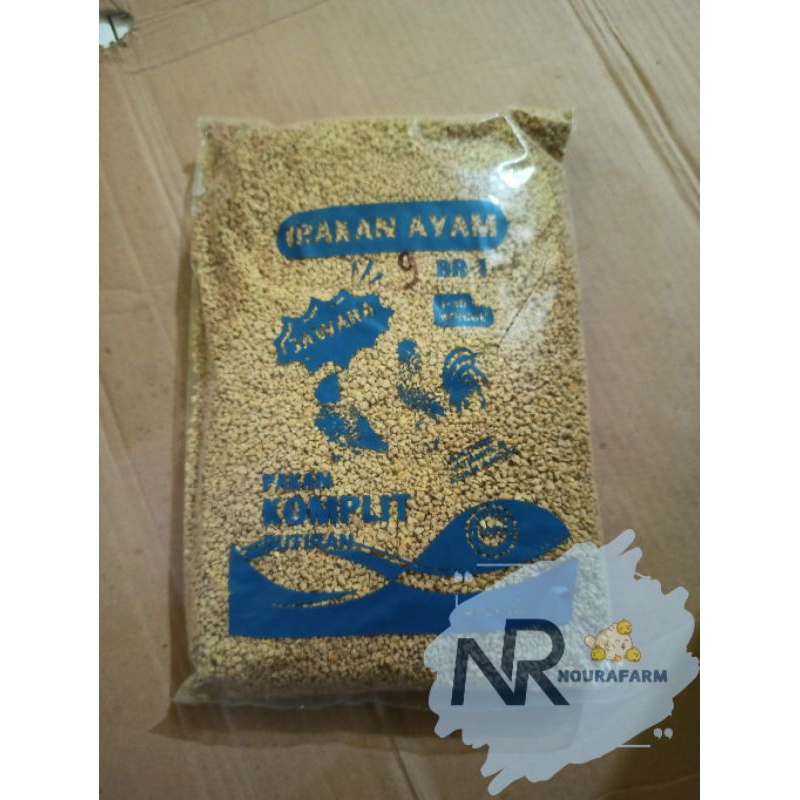 Pakan ayam BR-1 jawara pakan ayam butiran komplit