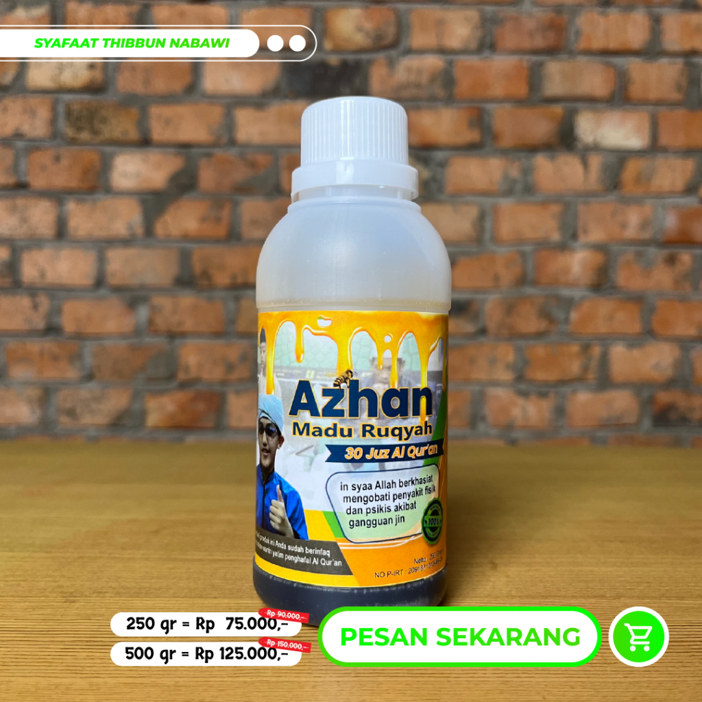 

Varian Pahit 250 Gr Madu Akasia - Azhan Madu Ruqyah