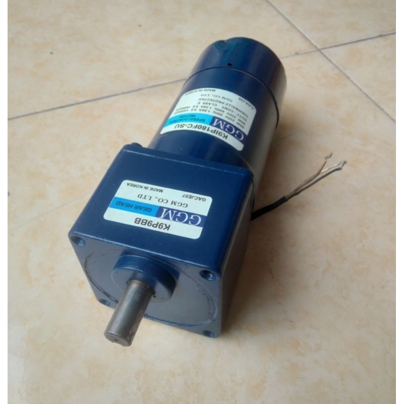 Ac Motor Gearbox GGM 220V Ratio 1:9 90W 150Rpm