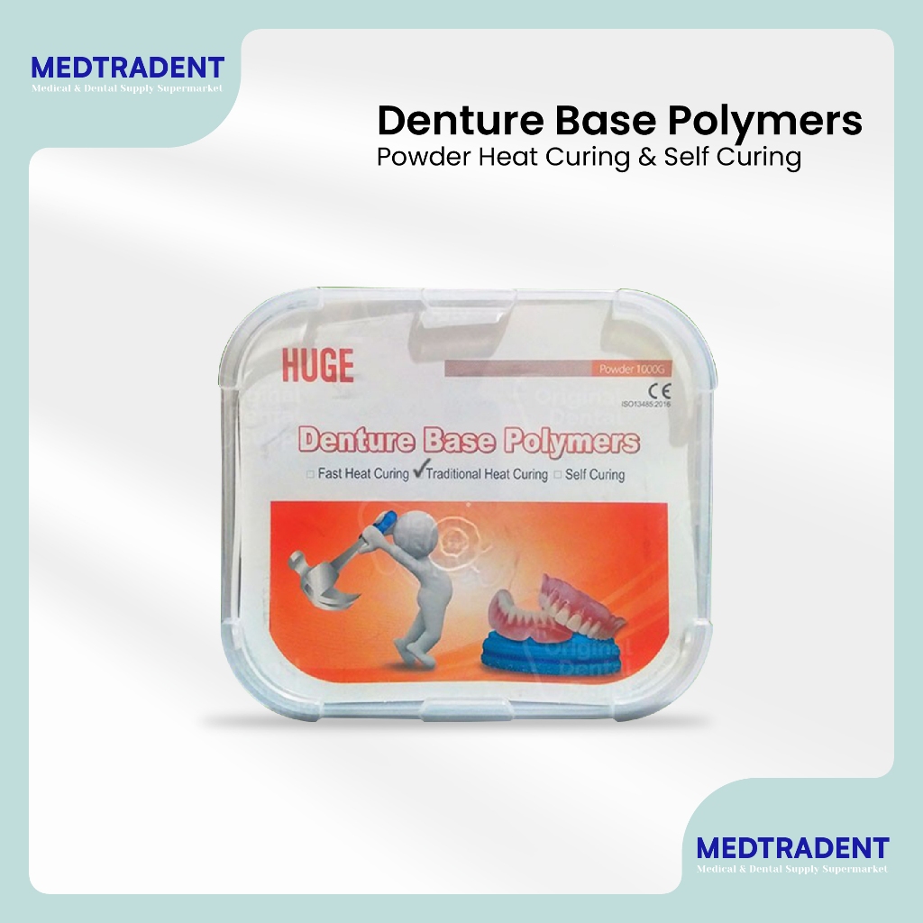 Medtradent - Huge Dental Powder Denture Base Polymers 1 kg
