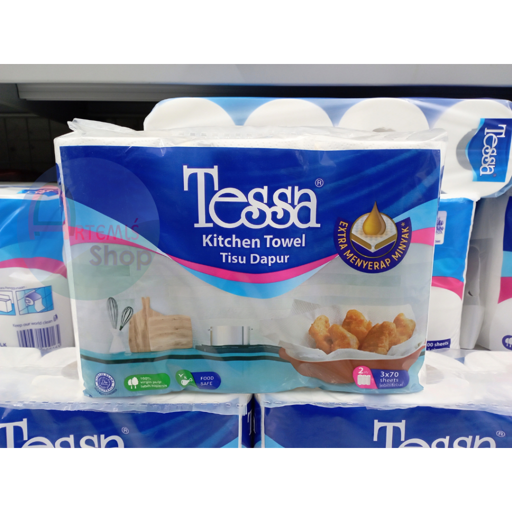 Tisu Tessa TTP-001 Kitchen Hand Towel / Tisu Dapur Roll Gulung