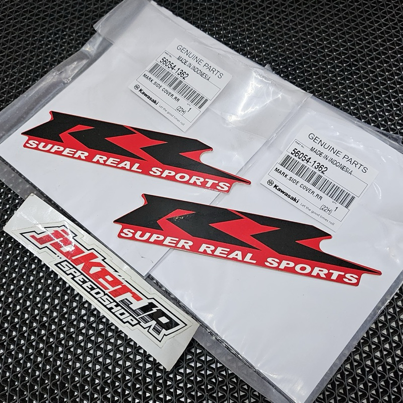 STICKER BODY BELAKANG NINJA RR NEW MERAH ORIGINAL KAWASAKI STIKER NINJA RR NEW