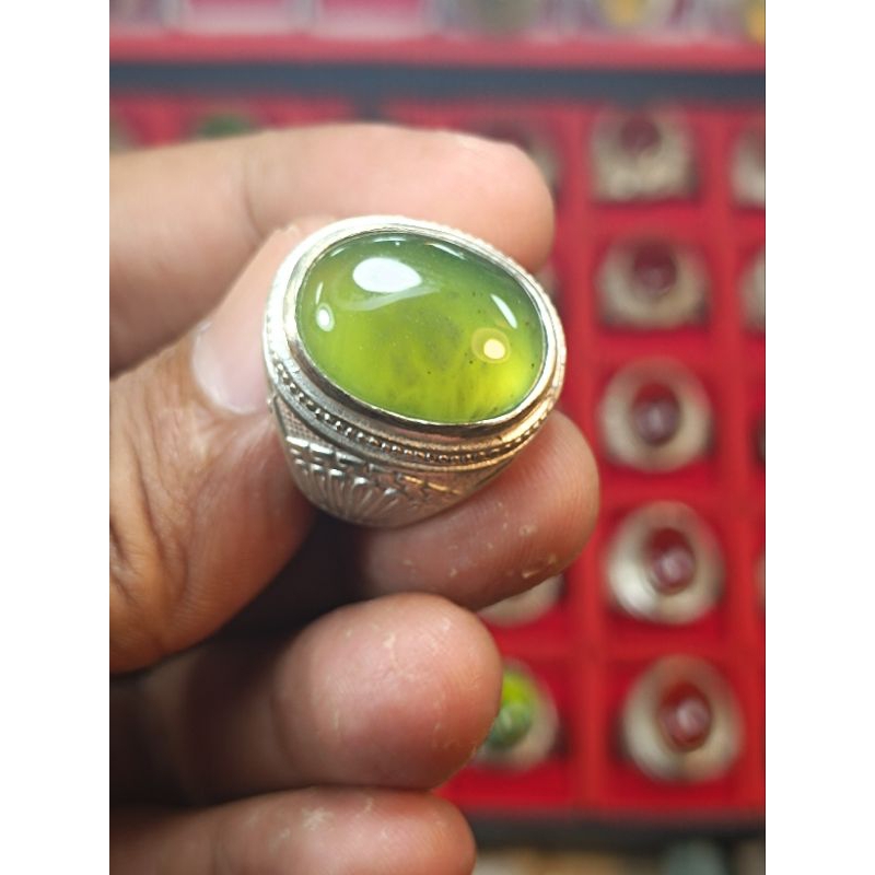 BATU AKIK SERVENTIN IJO BOTOL