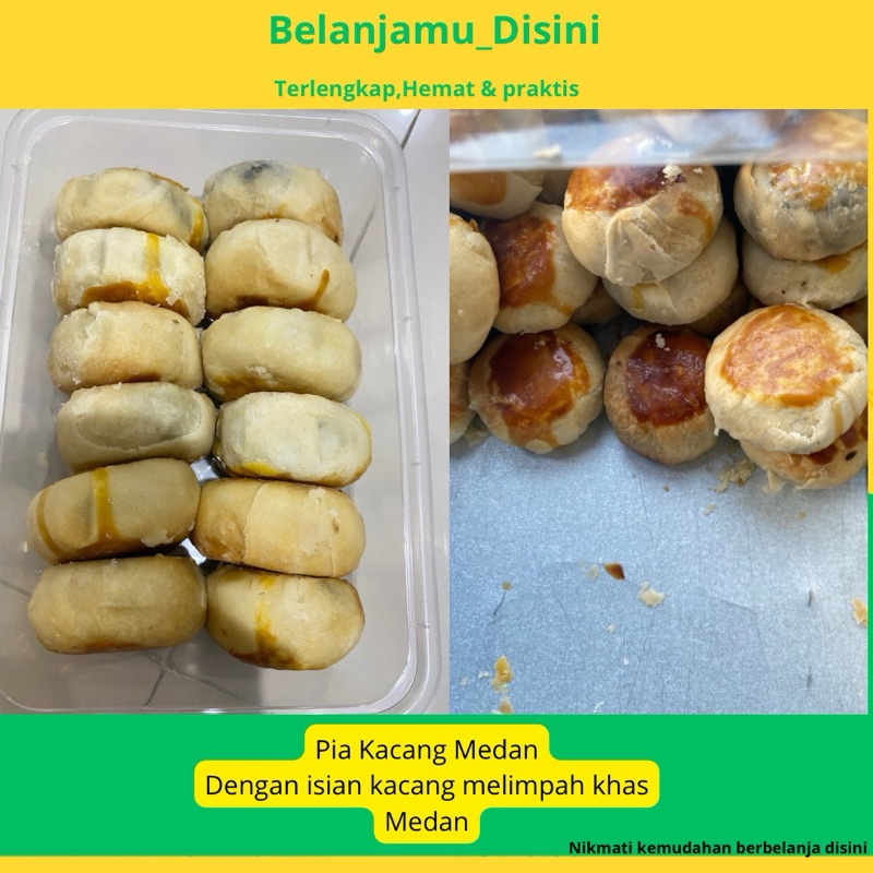 

Pia kacang Khas Medan tahan selama 2 minggu/ Pia kacang Petisah