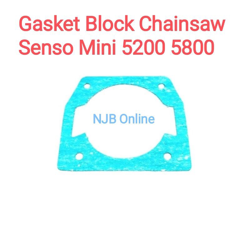 Packing Blok Gasket Block Chainsaw Senso mini 5200 5500 5800