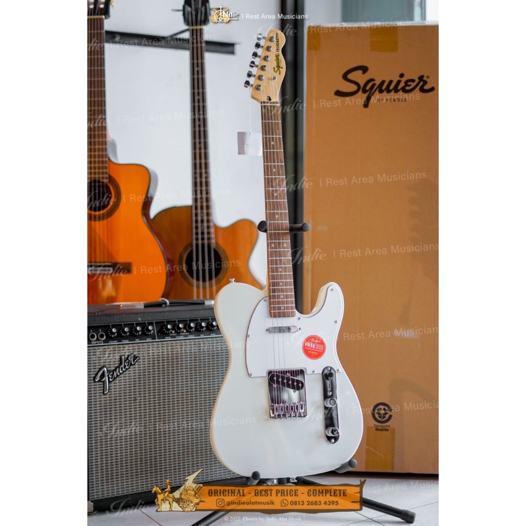 Gitar Squier Affinity Telecaster Laurel Fretboard Olympic White