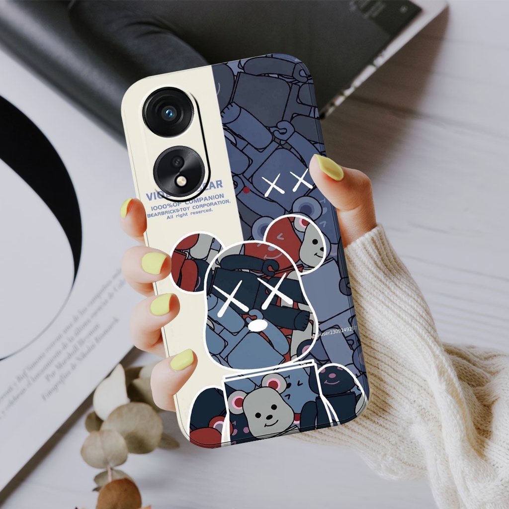 CASE OPPO A18 / A38 - SOFTCASE PRO CAMERA OPPO A18 / A38 - FULL MOTIF - KAWS - MOTIF KAWS - MOTIF BE