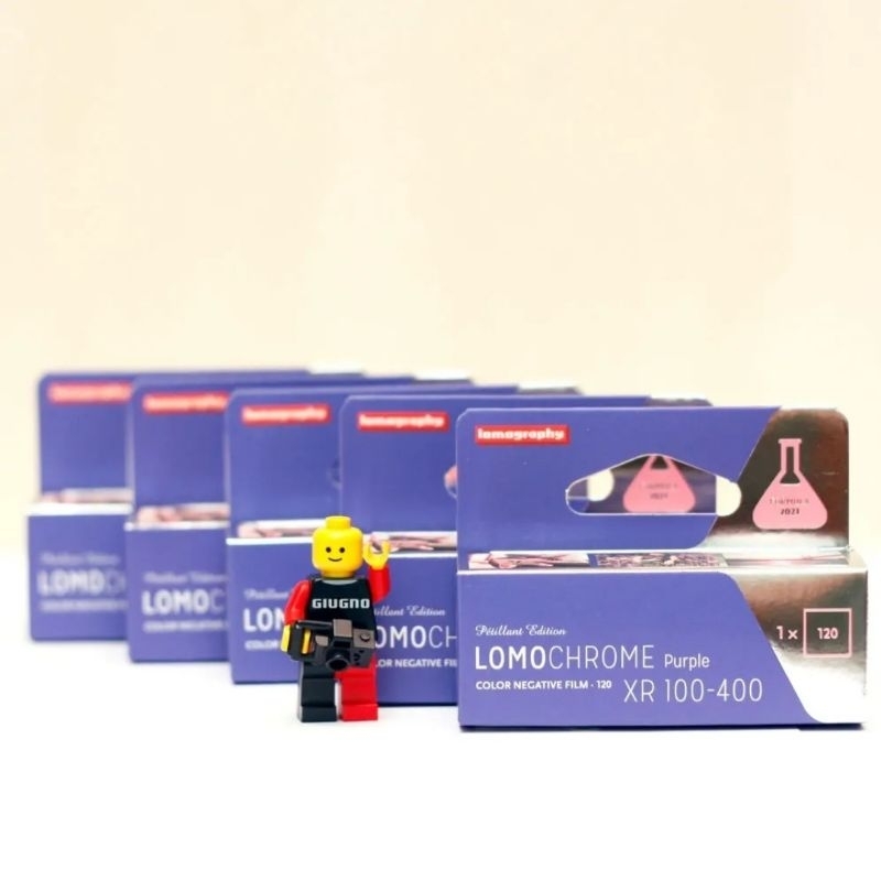 Lomography LomoChorme Purple 120 XR - roll film Lomo 120mm iso 100 - 400 kamera Medium Format