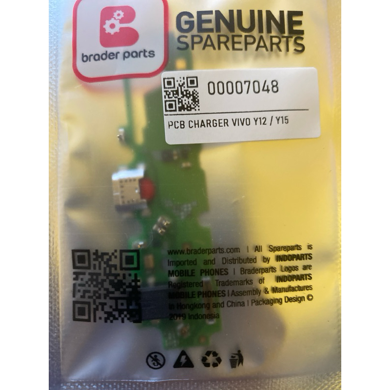 USB PCB CHARGER VIVO Y12/Y15 ORI ADA IC