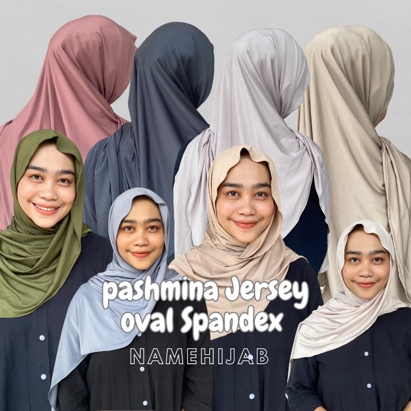 PASHMINA JERSEY OVAL NAMEHIJAB