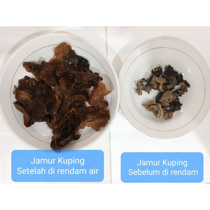 

Jamur Kuping Hitam Kering Bokji Kualitas Super 100 Gram
