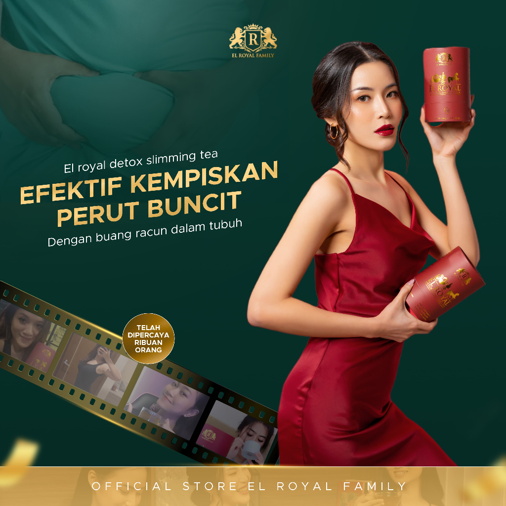 

El Royal Detok Slimming Tea - Teh Penglangsing Tubuh