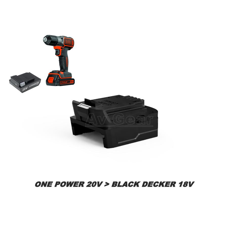Adapter Black + Decker | One Power ke Black + Decker