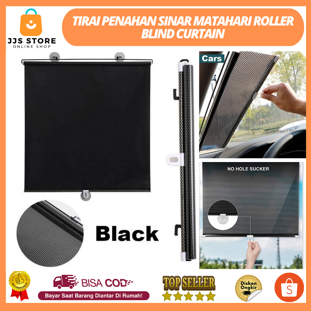 Gorden Jendela Tirai Gulung Penahan Sinar Matahari Roller Blind Curtain Tirai Penutup Kaca Jendela S