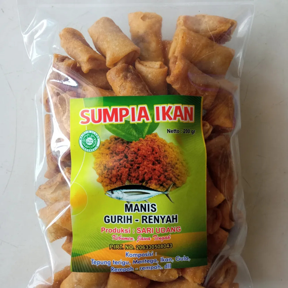 

Sumpia Ikan Khas Kebumen Isi 200 gr