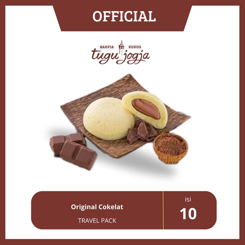 

Bakpia kukus tugu jogja original coklat