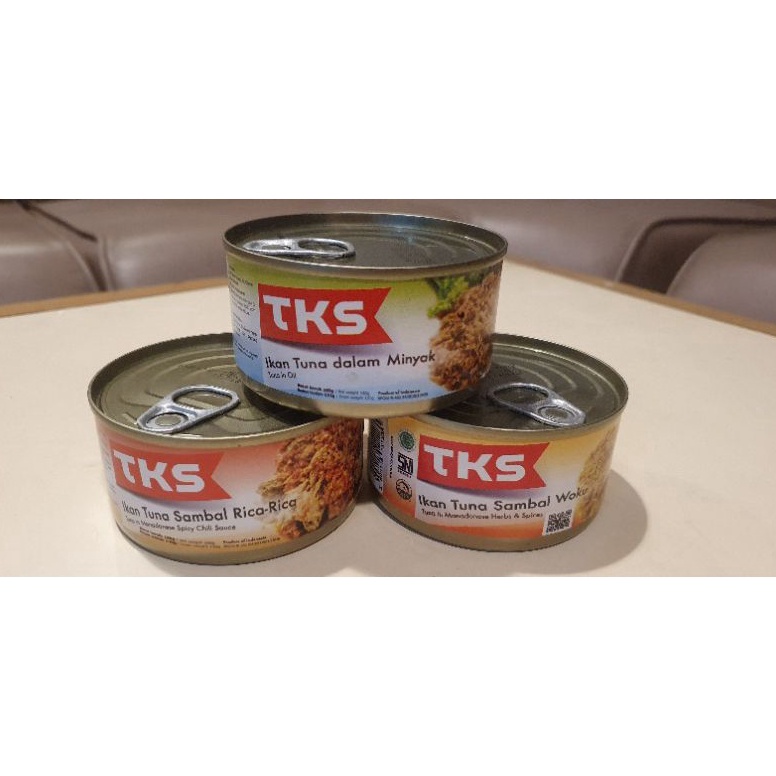 

!!WH8 TUNA KALENG MURAH ENAK MERK TKS 3 VARIAN (ORI, RICA, WOKU) 0qnty
