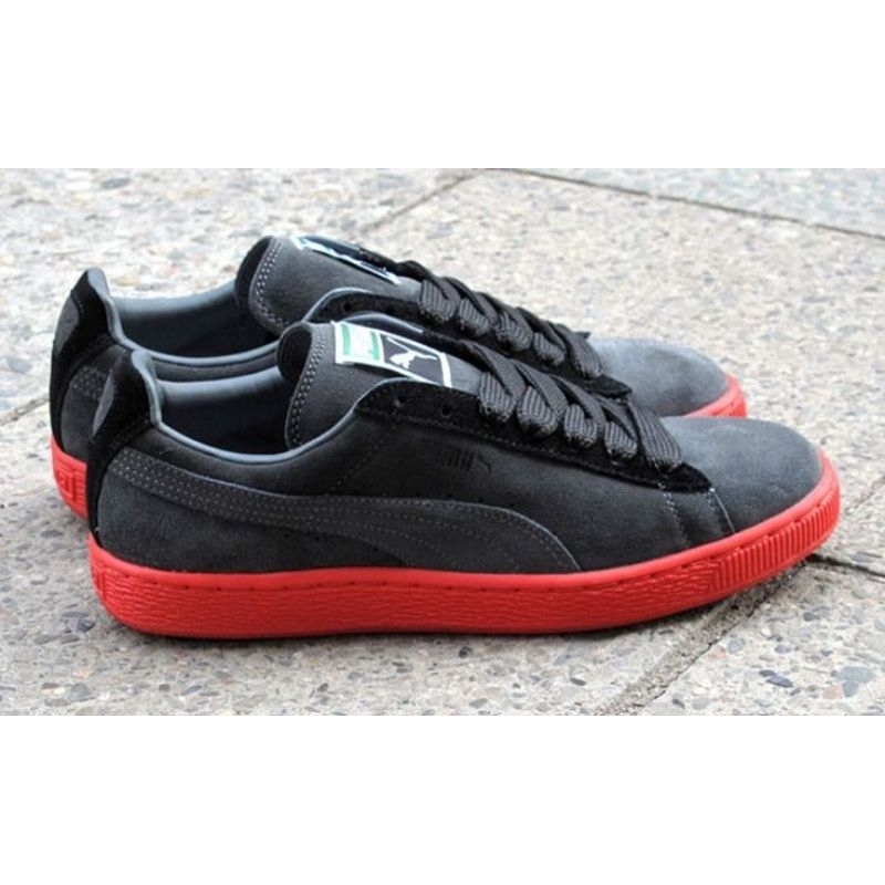 Sepatu pria hitam merah G1c0