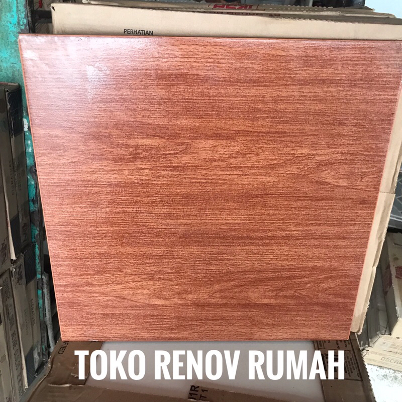 keramik lantai motif kayu 40x40 (mate-doff)/ keramik lantai kayu/ keramik teras/ keramik taman/ kera