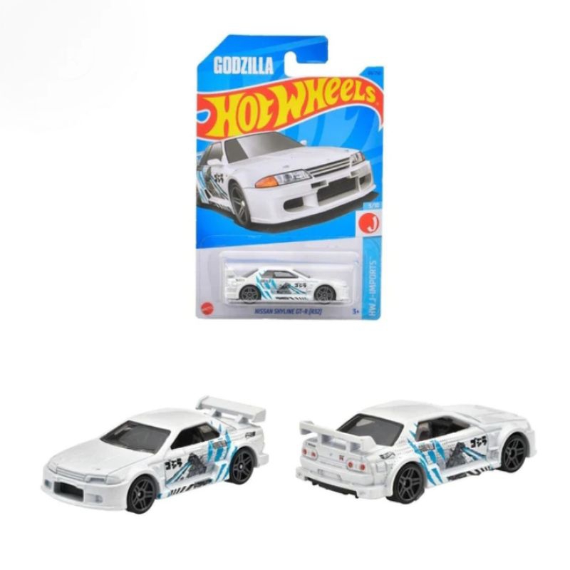 Hotwheels NISSAN SKYLINE GT-R(R32)×GODZILLA