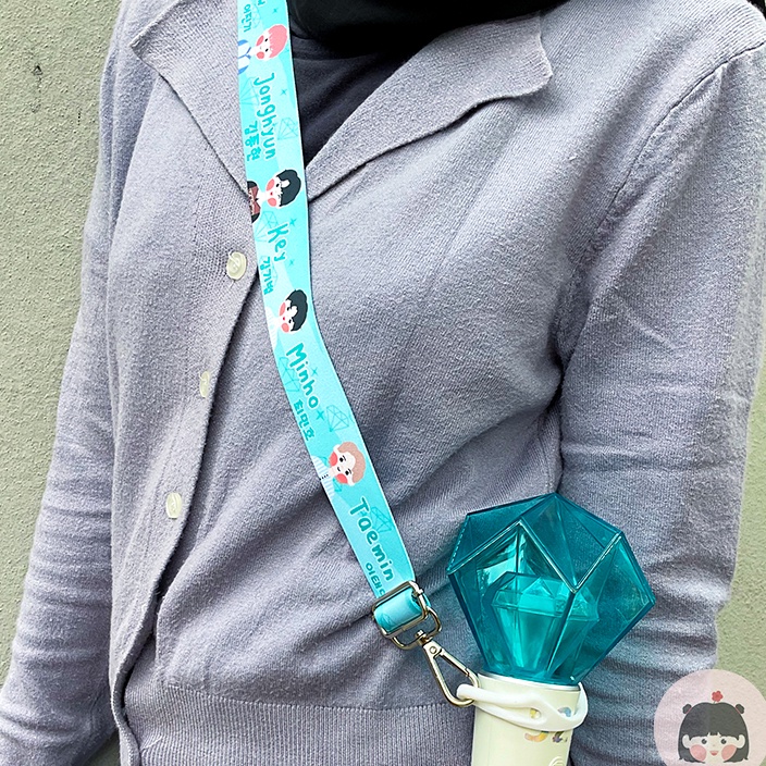 NDHM7506 DISKON [READY STOCK] KPOP 2IN1 LIGHTSTICK STRAP/ BODY STRAP/SLING BAG STRAP (aespa/SHINee/S