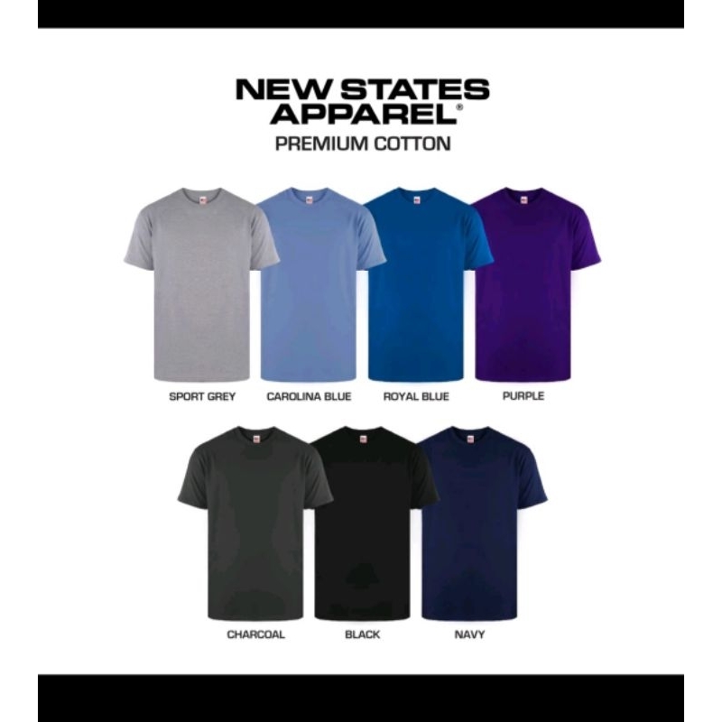NEW STATES APPAREL PREMIUM COTTON+SABLON SATUAN