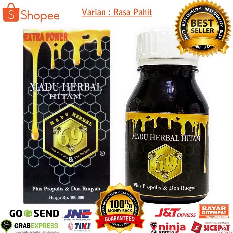 

35 Madu Hitam Pahit Herbal 69 Propolis Doa Ruqyah Ready Stok