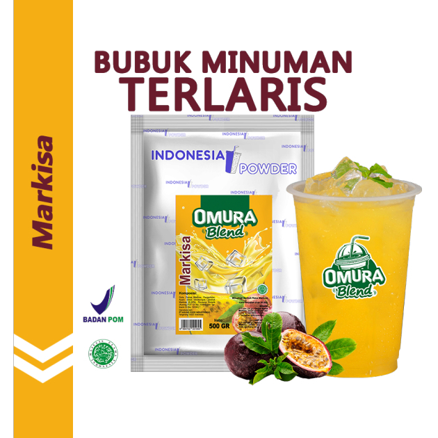 

Markisa 500gr / Powder Minuman Berkualitas Merk Omura Blend