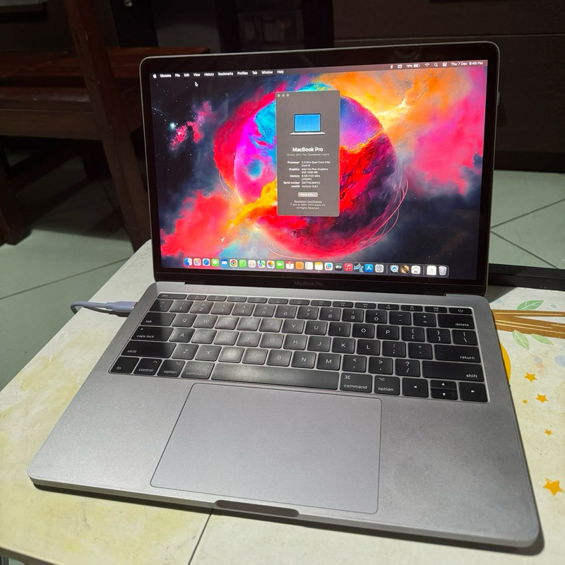 macbook pro 13 inch 2017 non touchbar deskripsi dibaca dulu