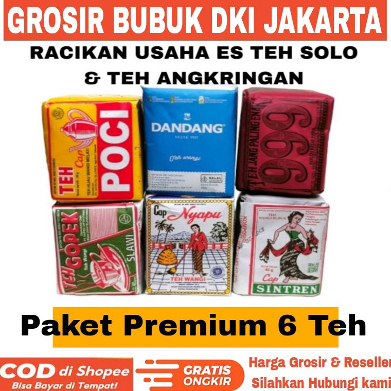 

GV6 Racikan Usaha Es Teh Solo Paket Premium 6 Teh akmjo