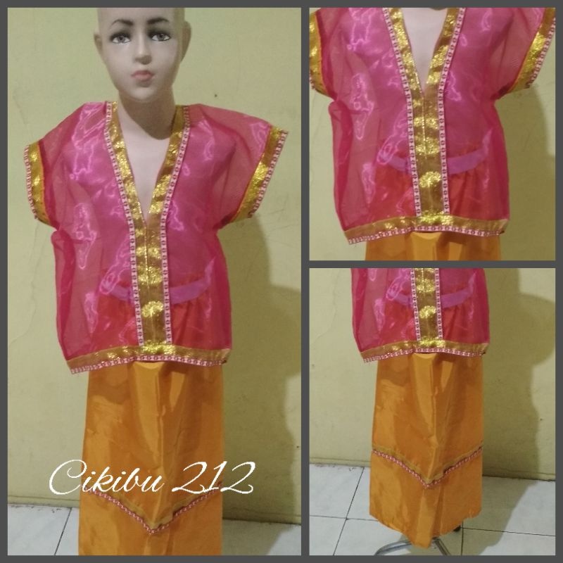 Baju Bodo Anak Perempuan / Baju Adat Sulawesi