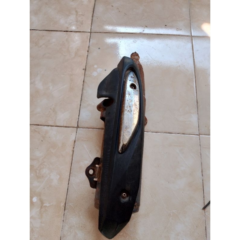 Kenalpot Xeon karbu original seken copotan