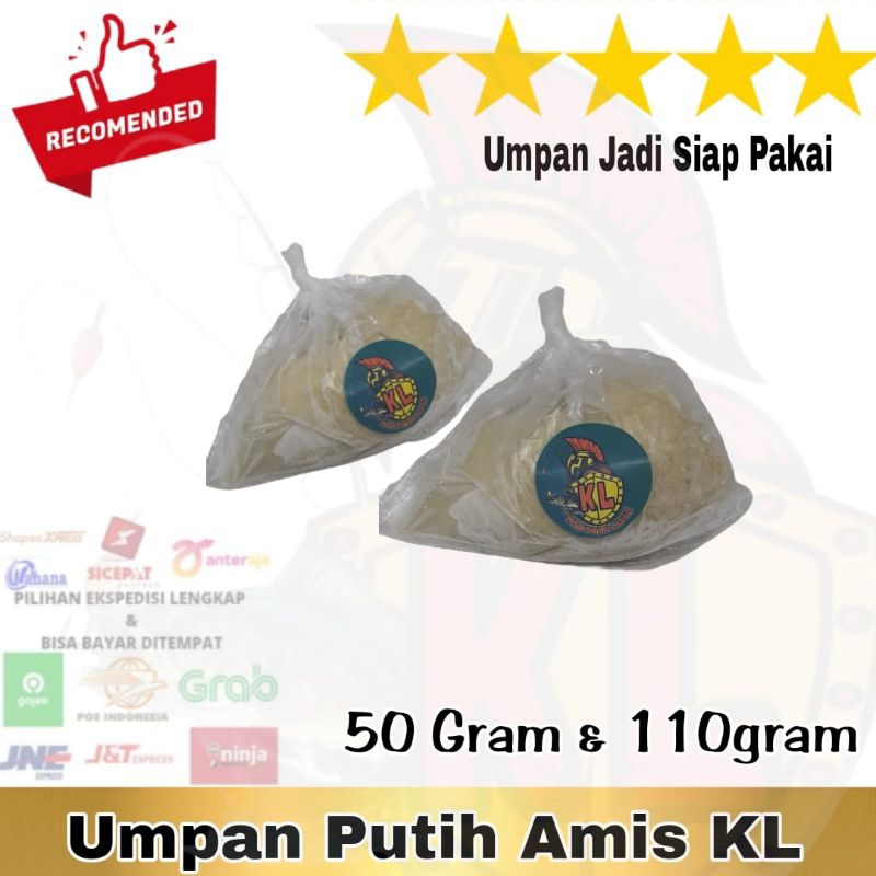 Umpan Ikan Emas Umpan Jadi Siap Pakai 50 & 100Gram KL Fishing