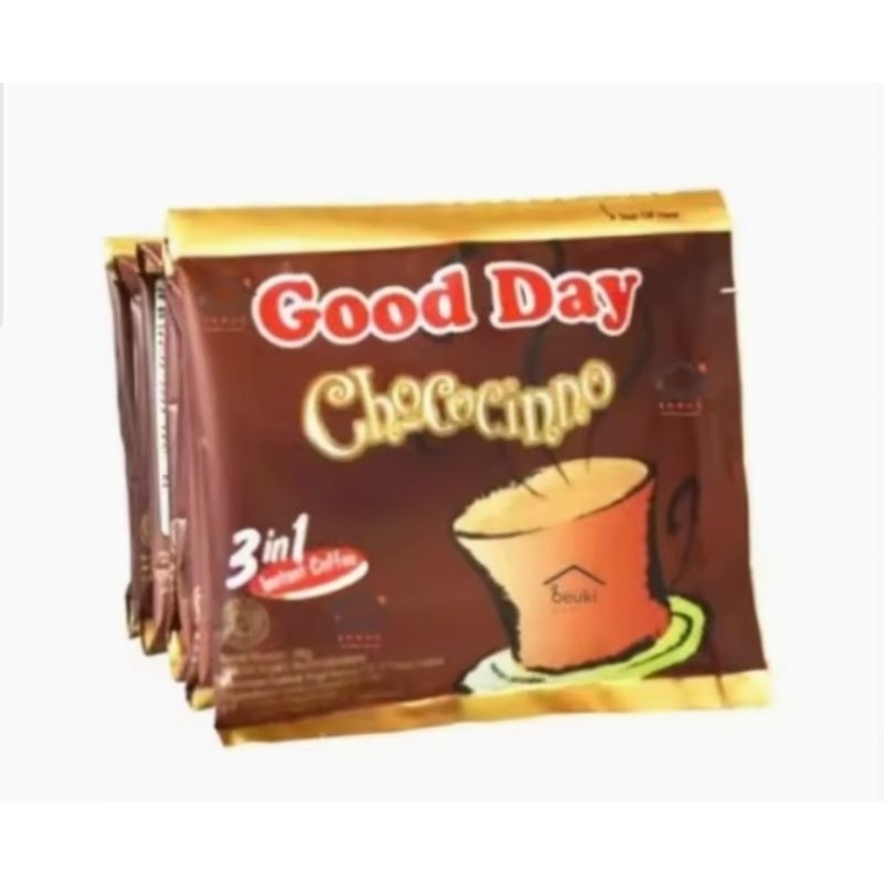 

Kopi Good Day Chococinno 1 Renceng isi 10 Pcs