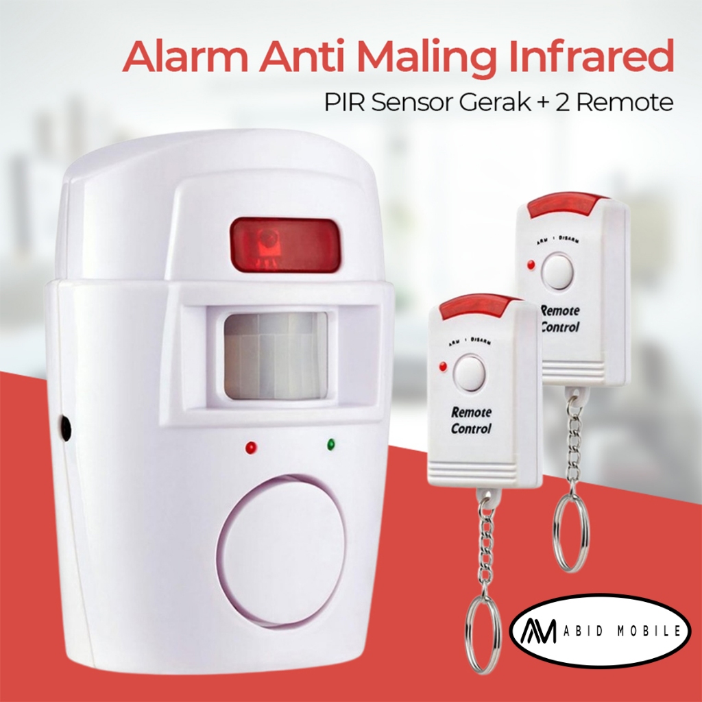 Alarm Sensor Gerak / Alarm Pendeteksi Gerak / Alarm Infrared Anti Maling