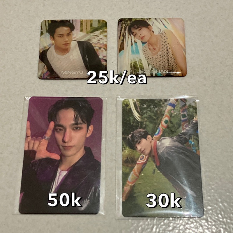 ready stock seventeen heaven magnet pob jeonghan mingyu pc fs weverse shop dk regular photocard offi