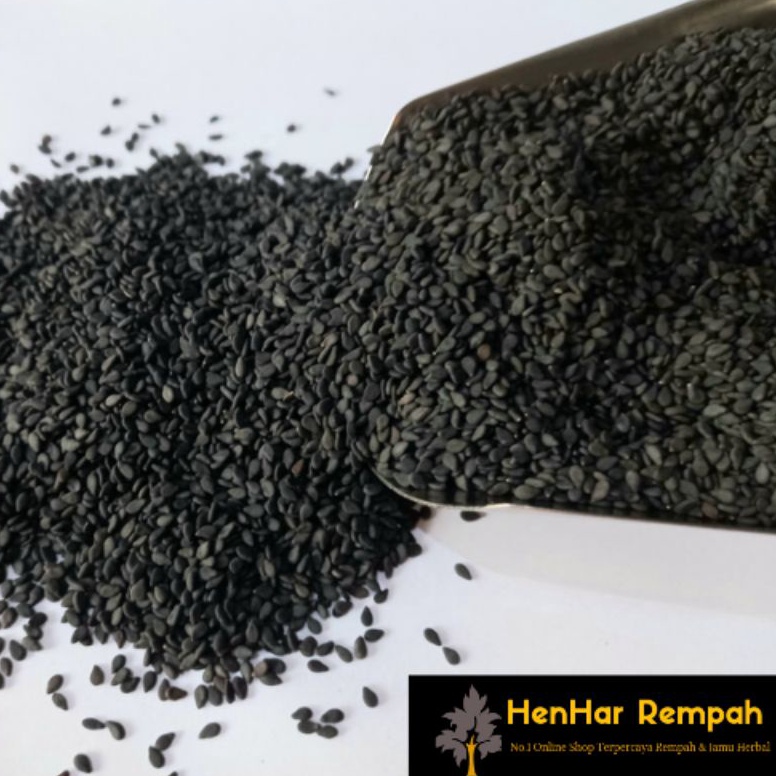 

Murah Banget➬ Wijen Hitam / Black Sesame seed 1 Kg maeds
