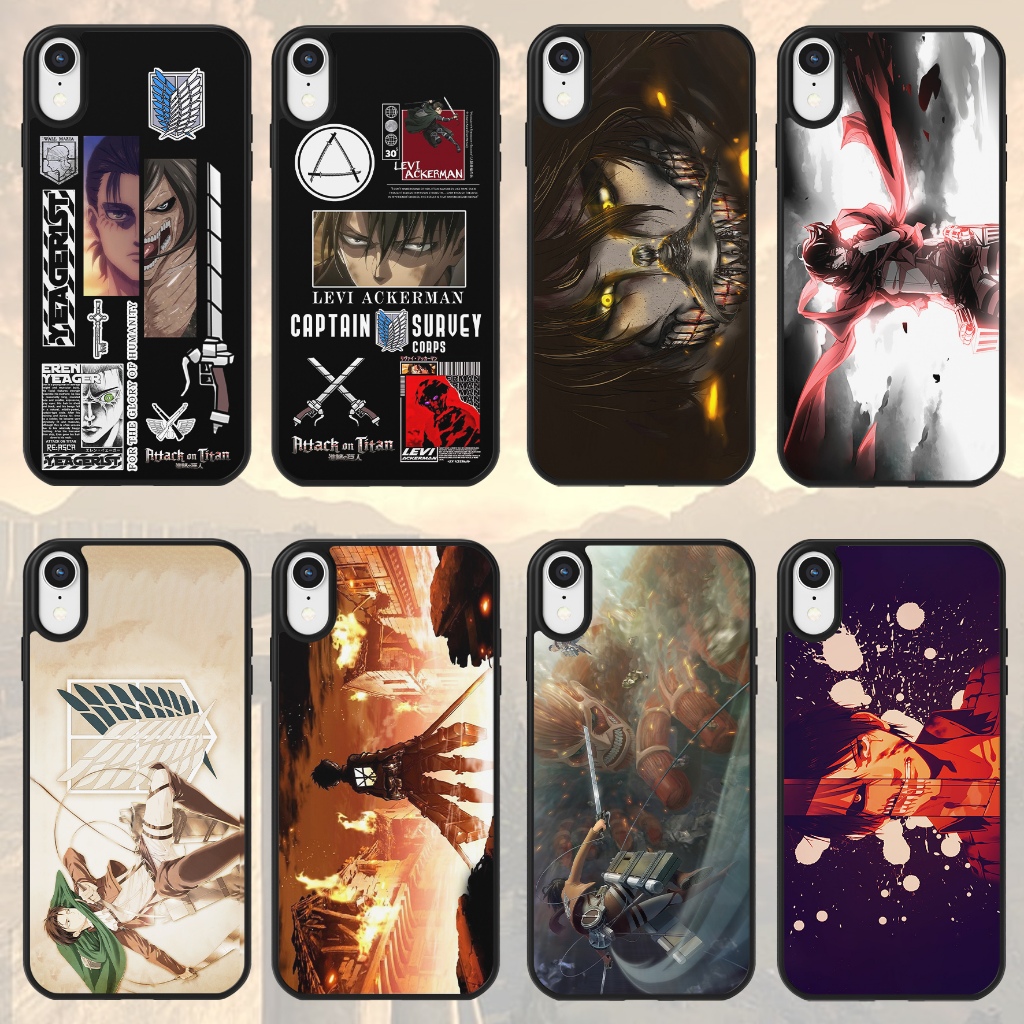 Case Attack On Titan - Anime Series AOT - Levi Ackerman - Eren Yeager - Mikasa Ackerman - ( Ready Un